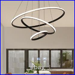 LED Pendant Light Kitchen Chandelier Lighting Room Black Ceiling Lights Bar Lamp