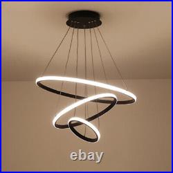 LED Pendant Light Kitchen Chandelier Lighting Room Black Ceiling Lights Bar Lamp