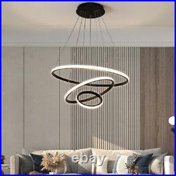 LED Pendant Light Kitchen Chandelier Lighting Room Black Ceiling Lights Bar Lamp