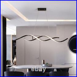 LED Pendant Light Kitchen Chandelier Lights Black Lamp Living Room Ceiling Light