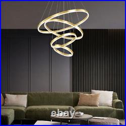 Large Chandelier Lighting LED Lamp Kitchen Pendant Light Home Gold Ceiling Light