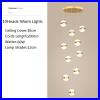 Large Chandelier Lighting Stair Pendant Light Hotel LED Ceiling Lights Home Lamp