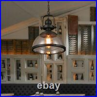 Loft Pendant Light Kitchen Chandelier Lighting Bar Glass Lamp Home Ceiling Light