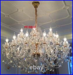 Luxury Crystal Chandelier Pendant Lamp Lobby Ceiling Lighting Fixtures LED Light