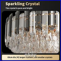 Luxury LED Crystal Ceiling Light Fixture Lamps Modern Chandelier Pendant Lamp