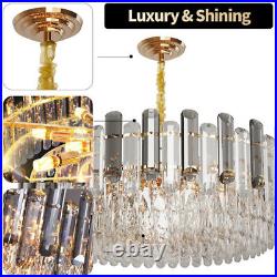 Luxury LED Crystal Ceiling Light Fixture Lamps Modern Chandelier Pendant Lamp