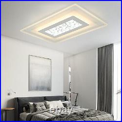 Modern Acrylic LED Ceiling Light Flush Mount Square Fixture Lamp Living Room US