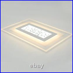 Modern Acrylic LED Ceiling Light Flush Mount Square Fixture Lamp Living Room US