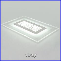 Modern Acrylic LED Ceiling Light Flush Mount Square Fixture Lamp Living Room US