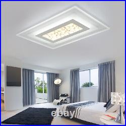 Modern Acrylic LED Ceiling Light Flush Mount Square Fixture Lamp Living Room US