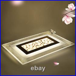 Modern Acrylic LED Ceiling Light Flush Mount Square Fixture Lamp Living Room US