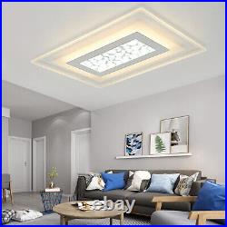 Modern Acrylic LED Ceiling Light Flush Mount Square Fixture Lamp Living Room US