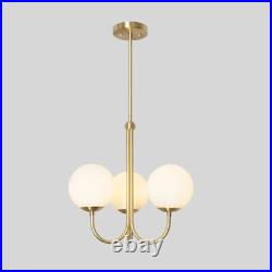 Modern Brass Ceiling Pendant Light Lamp, Triple ANGEL Ceiling Light Lamp