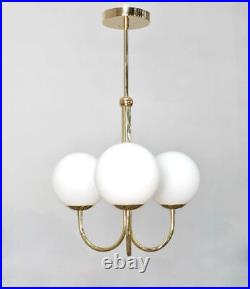 Modern Brass Ceiling Pendant Light Lamp, Triple ANGEL Ceiling Light Lamp