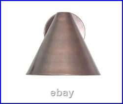Modern Brass Wall Lamp Light CONO, Handmade Brass Ceiling Light Lamp Down Light