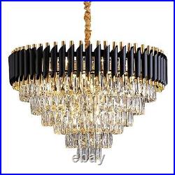Modern Ceiling Pendant Light Luxury Lamp K9 Crystal Chandelier for Living Room