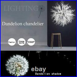 Modern Dandelion Chandelier LED Firework Pendant Ceiling Light Lamp Decor