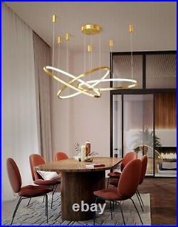 Modern LED Aluminum Ceiling Light Chandelier Living Room dining room decor Lamp