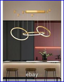 Modern LED Aluminum Ceiling Light Chandelier Living Room dining room decor Lamp