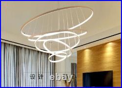 Modern LED Aluminum Ceiling Light Chandelier Living Room lobby Pendant Lamp