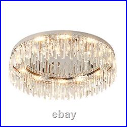 Modern LED Ceiling Light Flush Mount Crystal Chandelier Pendant Lamp Fixture US