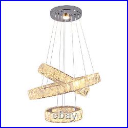 Modern Lamp Luxury Large Crystal Chandelier LED Ceiling Lights Pendant Light DIY