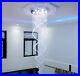 Modern Luxury LED Crystal Dubble Spiral Pendant Lamp Dining room Ceiling Light