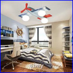 Modern Pendant Light Plane Shape 3-Lamp Chandelier Ceiling Light for Boy Room