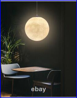 Modern moon Hanging Pendant Lamp Lunar lighting Ceiling Light Chandelier 3 color