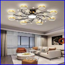 New Living Room Modern Chandelier Light Luxury Starry LED Bedroom Ceiling Lamp