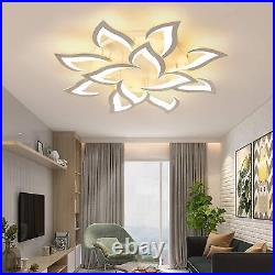 OKES Modern Ceiling Light, dimmable led Ceiling lamp Fixture with Remote Contr