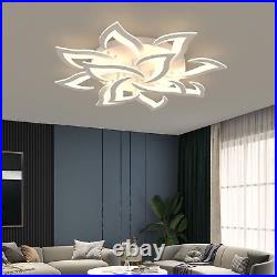 OKES Modern Ceiling Light, dimmable led Ceiling lamp Fixture with Remote Contr