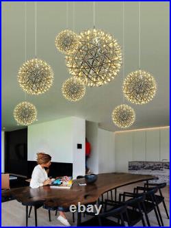 Romantic LED Pendant Light Ceiling Fixture Ball Firework Sparkling Hanging Lamp