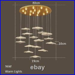 Stair Chandelier Lighting Hotel Pendant Light Bar Ceiling Light Kitchen LED Lamp