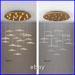 Stair Chandelier Lighting Hotel Pendant Light Bar Ceiling Light Kitchen LED Lamp