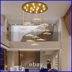 Stair Chandelier Lighting Hotel Pendant Light Bar Ceiling Light Kitchen LED Lamp