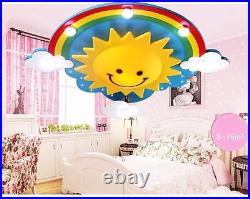 Sun Rainbow LED Ceiling Light Pendant Lamp Lighting Kid C 10