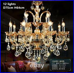 TOP European Luxury crystal pendant lamp staircase hotel hall ceiling light YB11