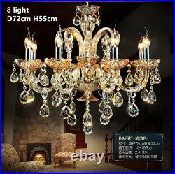 TOP European Luxury crystal pendant lamp staircase hotel hall ceiling light YB11