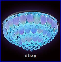 Tunable LED color change Crystal Leaf Ceiling Light Home Pendant Lamp Fixtures