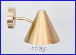 Wall Lamp Light CONO, Handmade Brass Ceiling Light Lamp Down Lighter