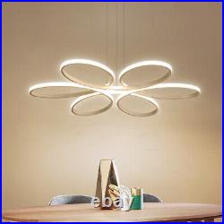 White Pendant Light Hotel Chandelier Lighting Bedroom Lamp Bar LED Ceiling Light