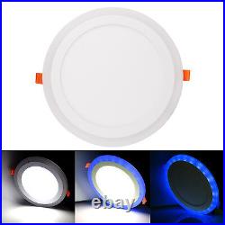 White RGB Dual Color LED Light LED Ceiling Recessed Panel Downlight Spot Lamp