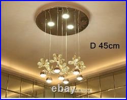 Yc. Modern LED ceiling pendant lamp bedroom dining room crystal ceiling light