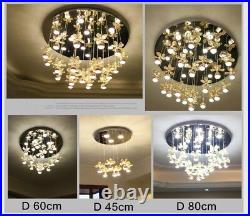 Yc. Modern LED ceiling pendant lamp bedroom dining room crystal ceiling light